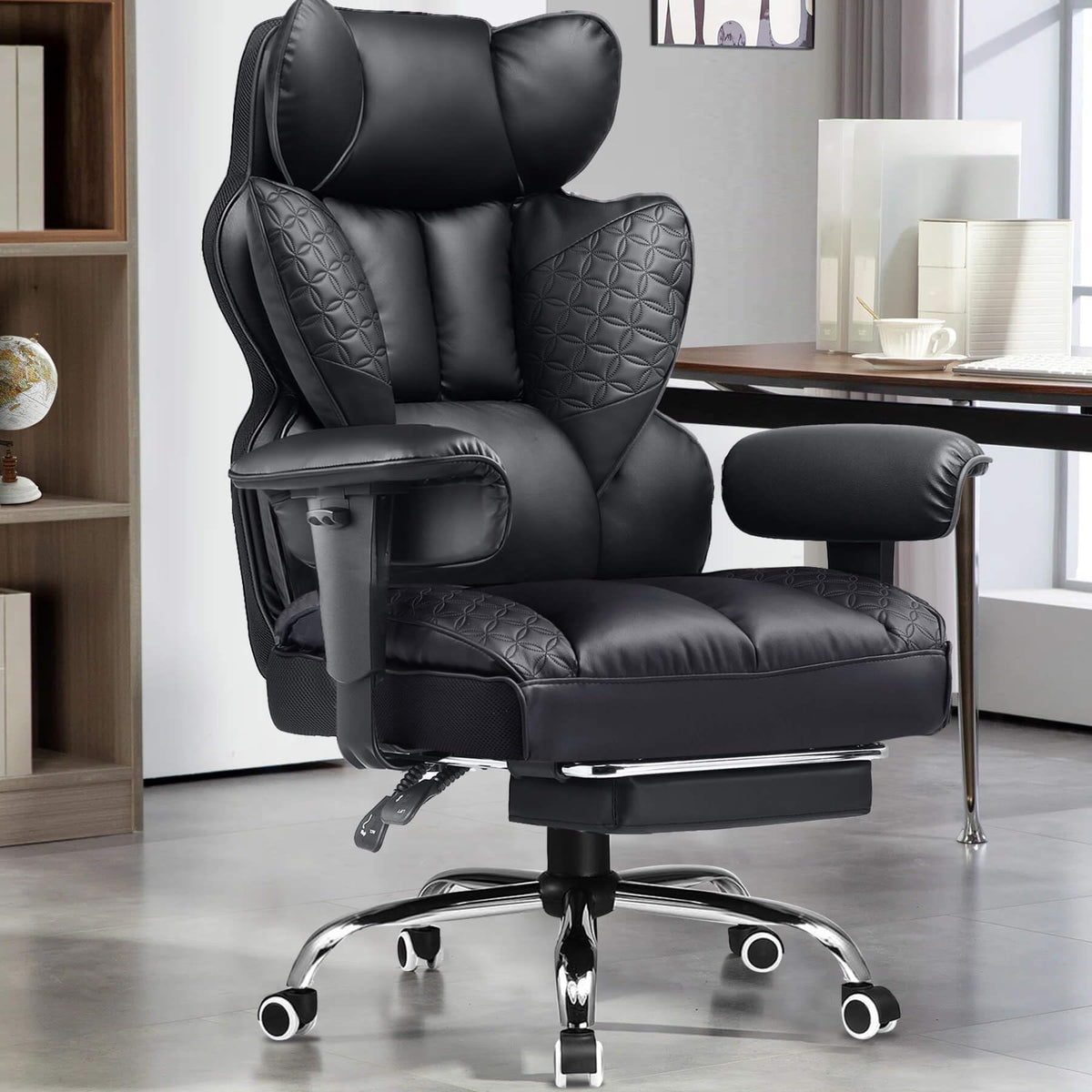 GTPLAYER Big & Tall Gaming Chair 400lbs with Pocket Spring & Footrest – 8 Colors - Flex Gamingproduct_type