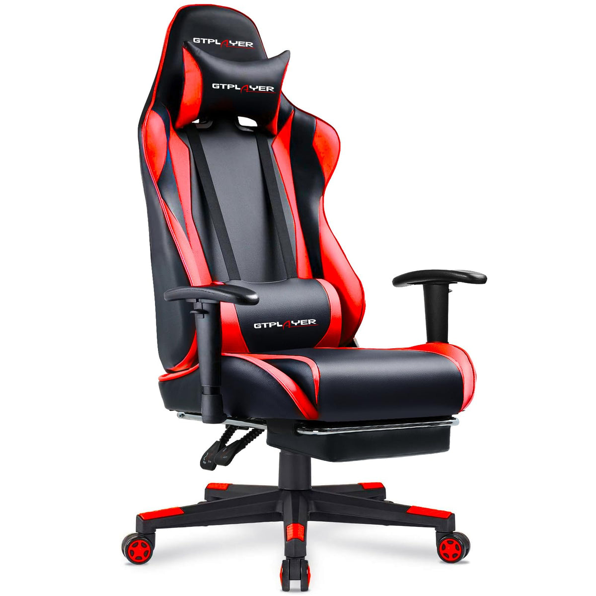 GTPLAYER Gaming Chair with Footrest, 3D Armrests & Lumbar Support – 8 Colors - Flex Gamingproduct_type