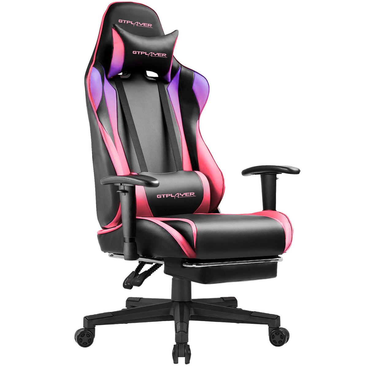 GTPLAYER Gaming Chair with Footrest, 3D Armrests & Lumbar Support – 8 Colors - Flex Gamingproduct_type