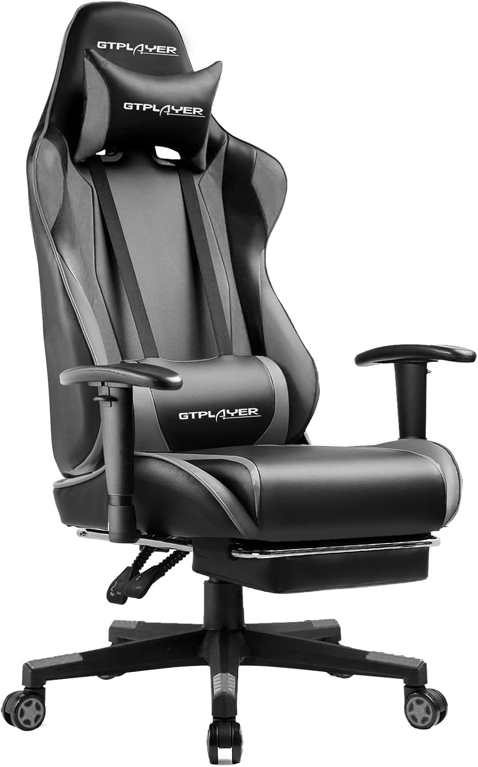 GTPLAYER Gaming Chair with Footrest, 3D Armrests & Lumbar Support – 8 Colors - Flex Gamingproduct_type