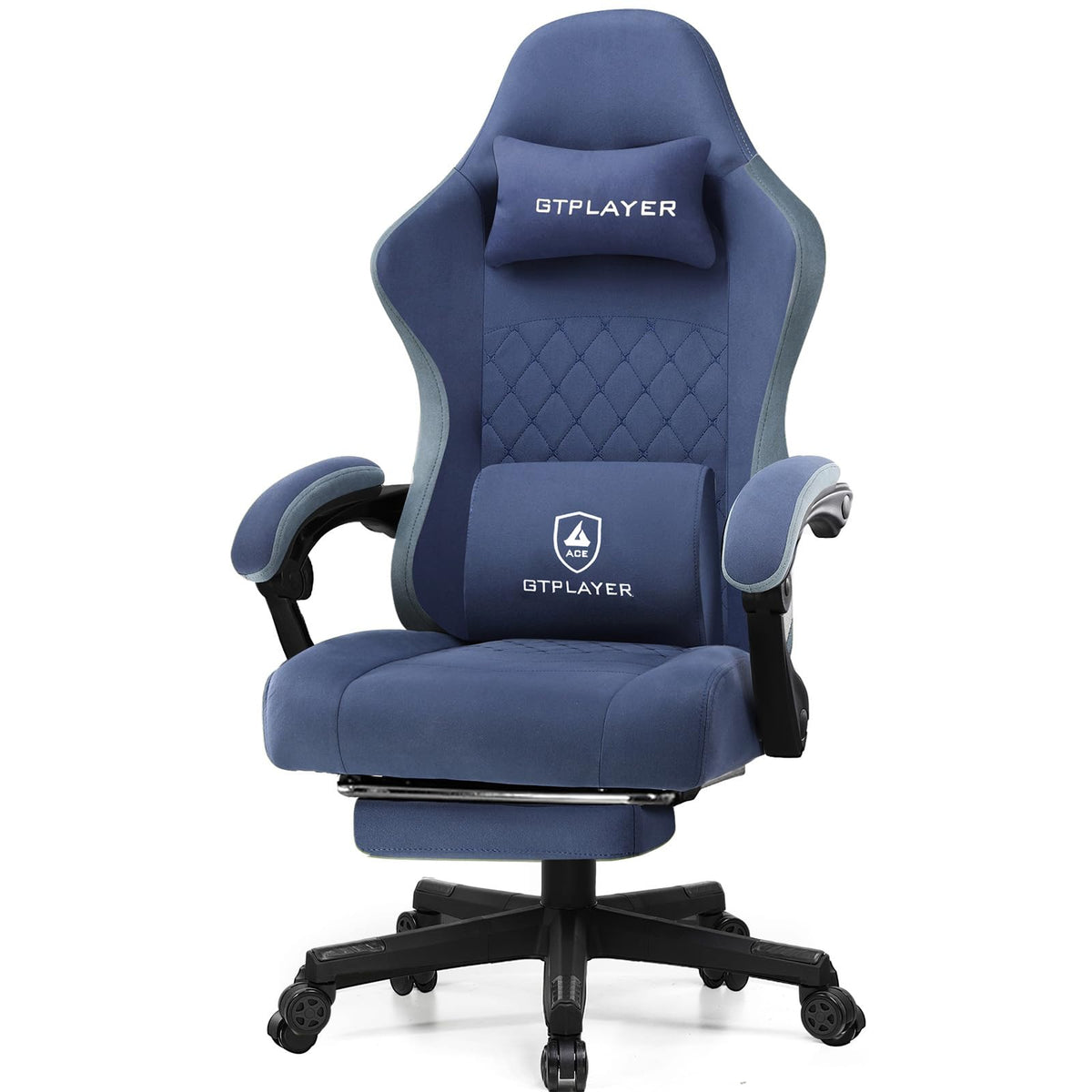 GTPLAYER Gaming Chair with Pocket Springs & Footrest – 15 Colors - Flex Gamingproduct_type
