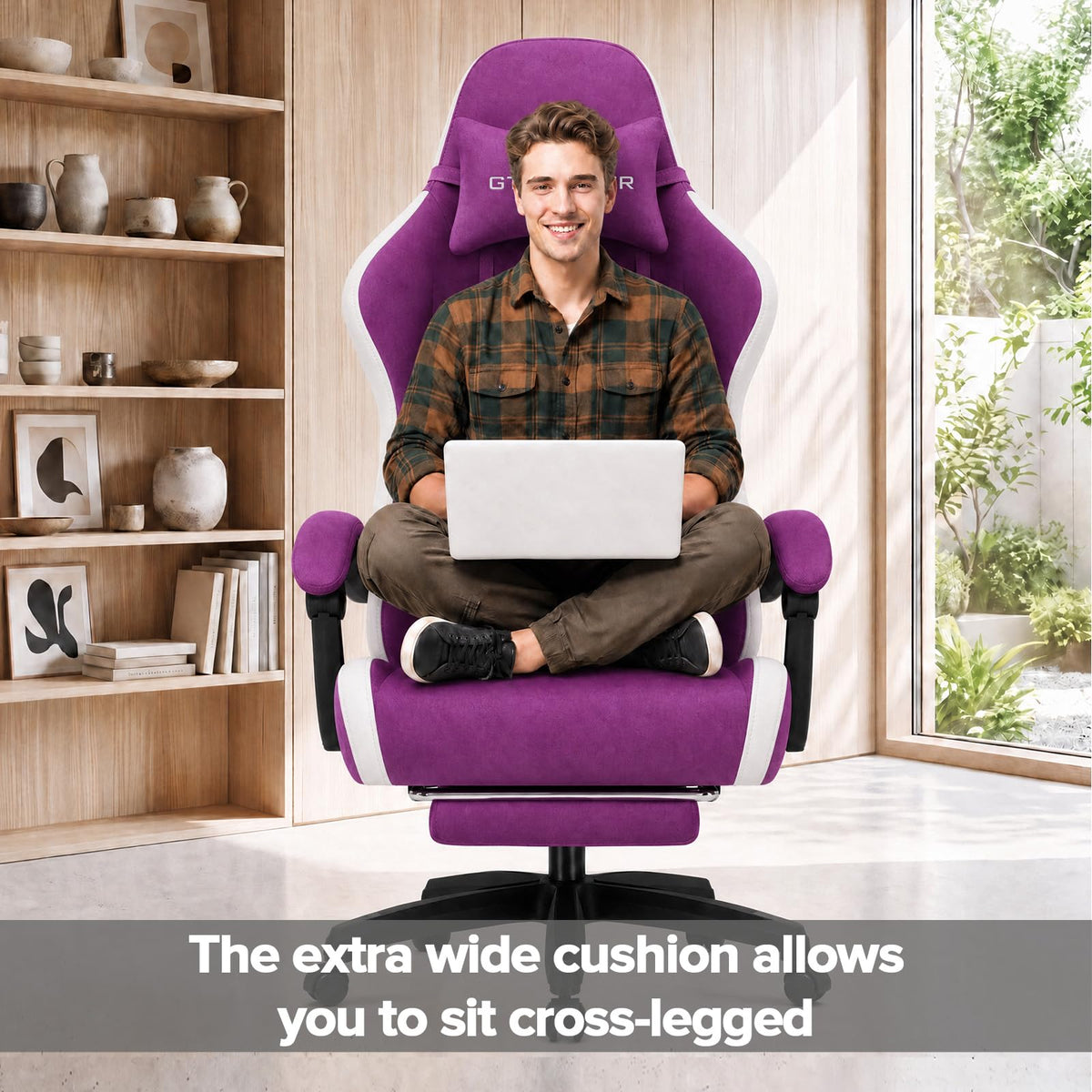 GTPLAYER Gaming Chair with Pocket Springs & Footrest – 15 Colors - Flex Gamingproduct_type
