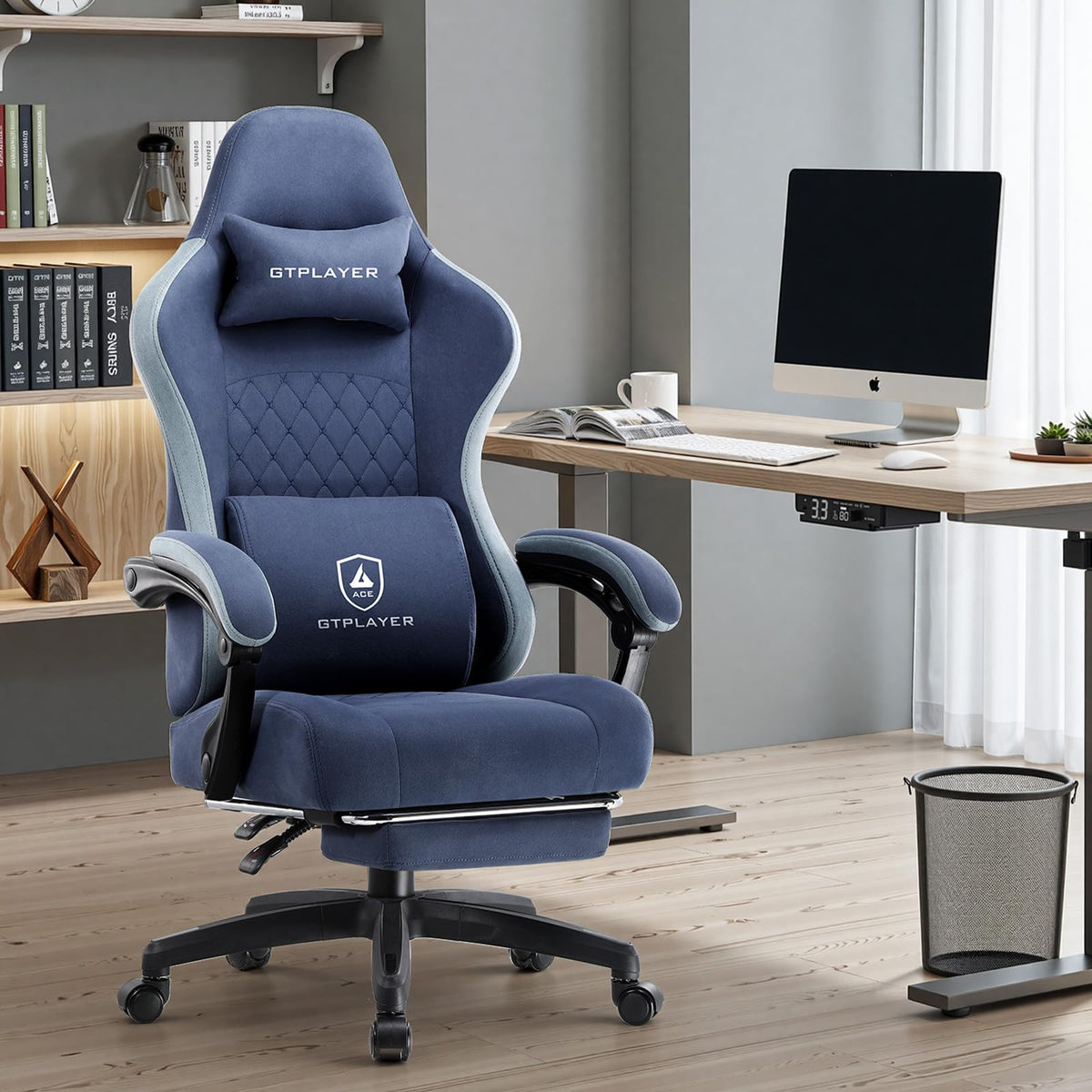 GTPLAYER Gaming Chair with Pocket Springs & Footrest – 15 Colors - Flex Gamingproduct_type