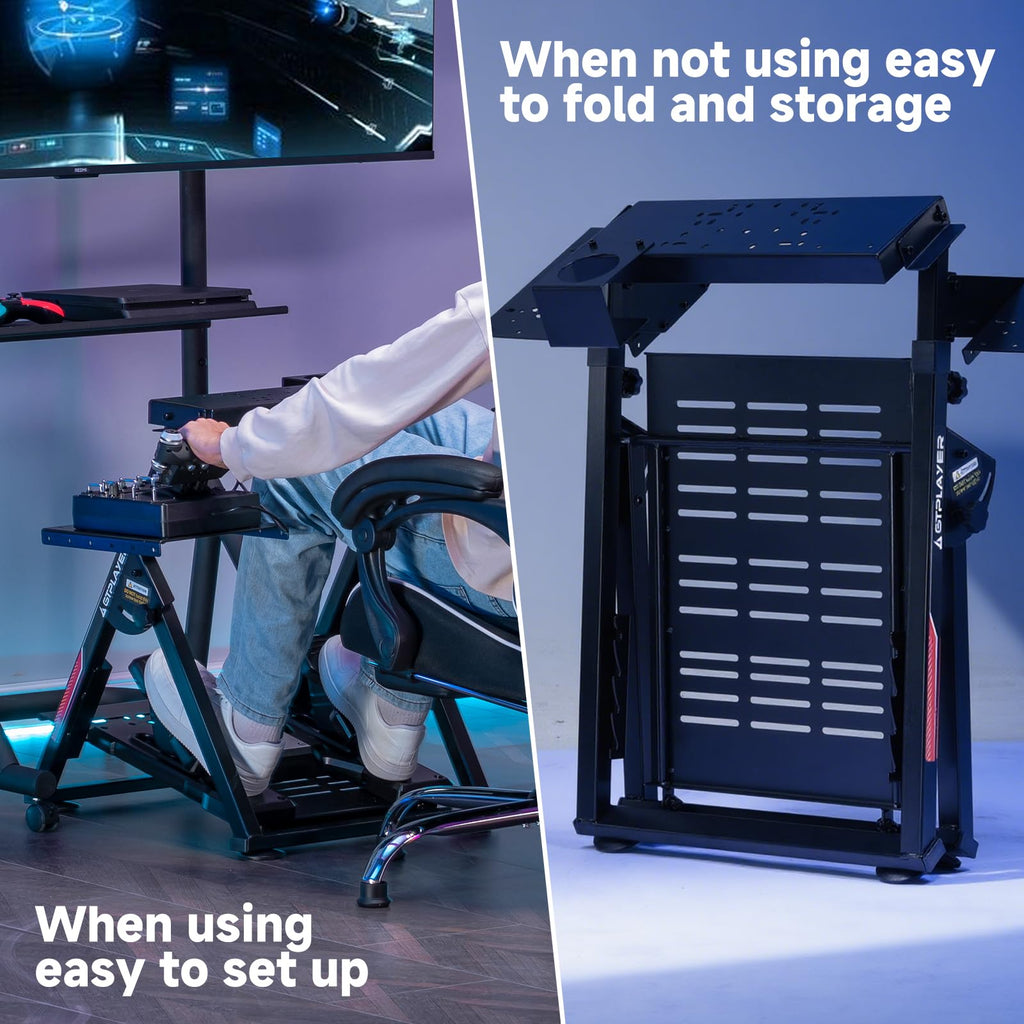 GTPLAYER GTS04 Sim Racing Wheel Stand – 3 Options - Flex Gamingproduct_type