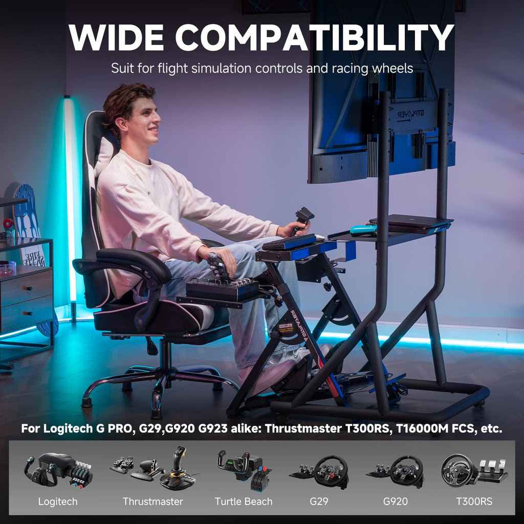GTPLAYER GTS04 Sim Racing Wheel Stand – 3 Options - Flex Gamingproduct_type