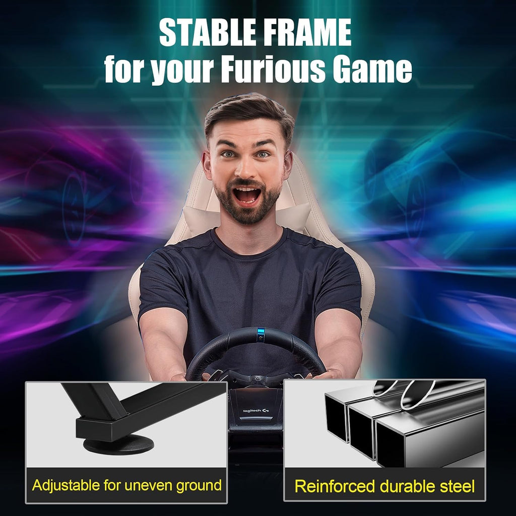 GTPLAYER GTS04 Sim Racing Wheel Stand – 3 Options - Flex Gamingproduct_type