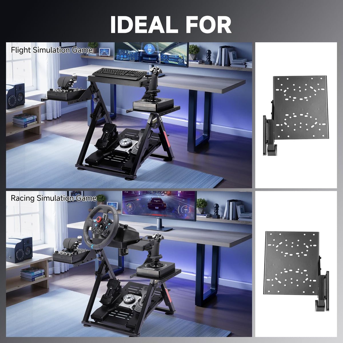 GTPLAYER GTS04 Sim Racing Wheel Stand – 3 Options - Flex Gamingproduct_type