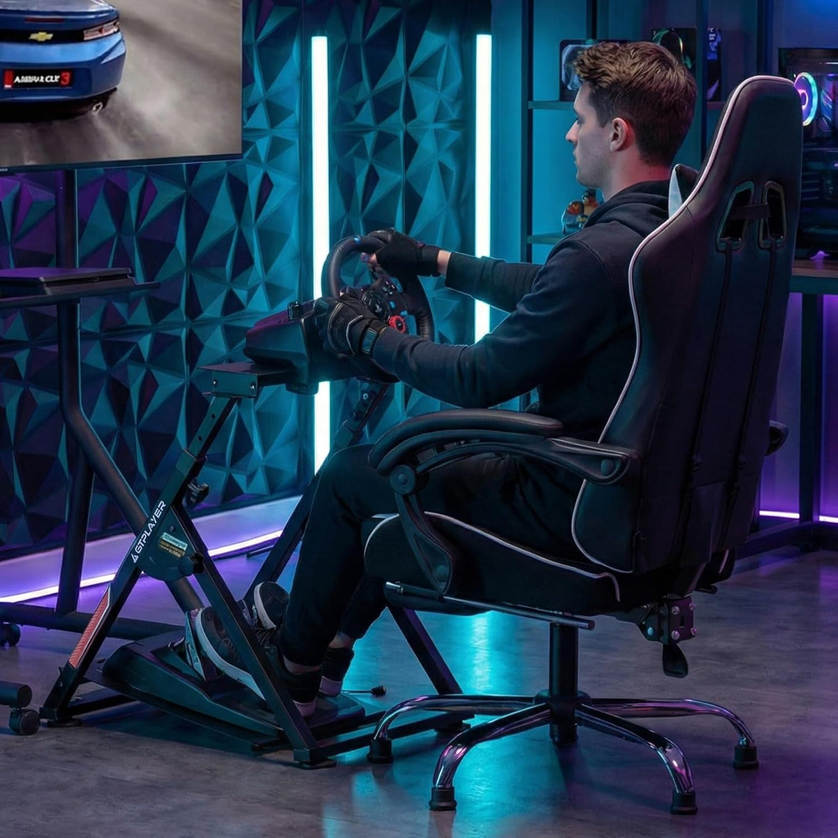 GTPLAYER GTS04 Sim Racing Wheel Stand – 3 Options - Flex Gamingproduct_type