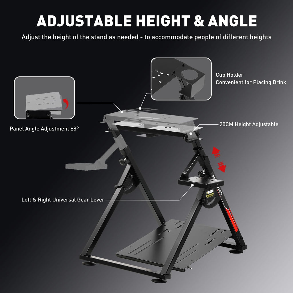 GTPLAYER GTS04 Sim Racing Wheel Stand – 3 Options - Flex Gamingproduct_type