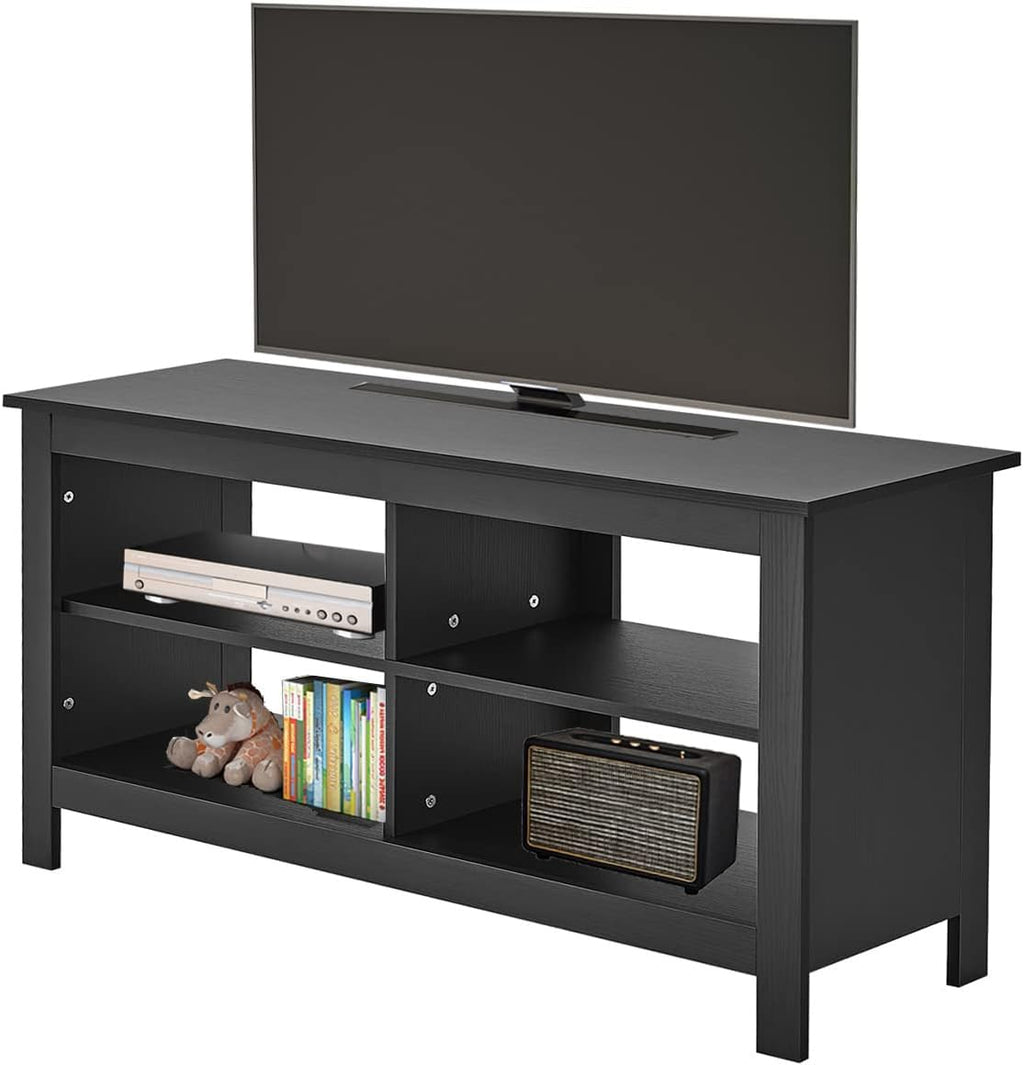 Gyger 43" TV Stand with 4 Open Shelves, Mid-Century Modern – 2 Colors - Flex Gamingproduct_type