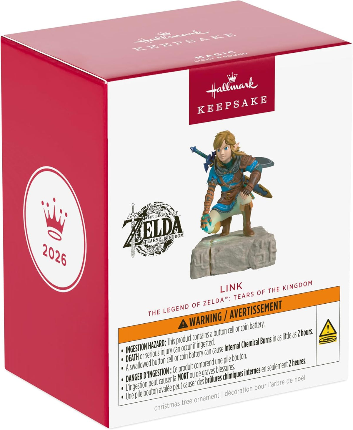 Hallmark The Legend of Zelda Link Ornament – 2 Styles - Flex Gamingproduct_type