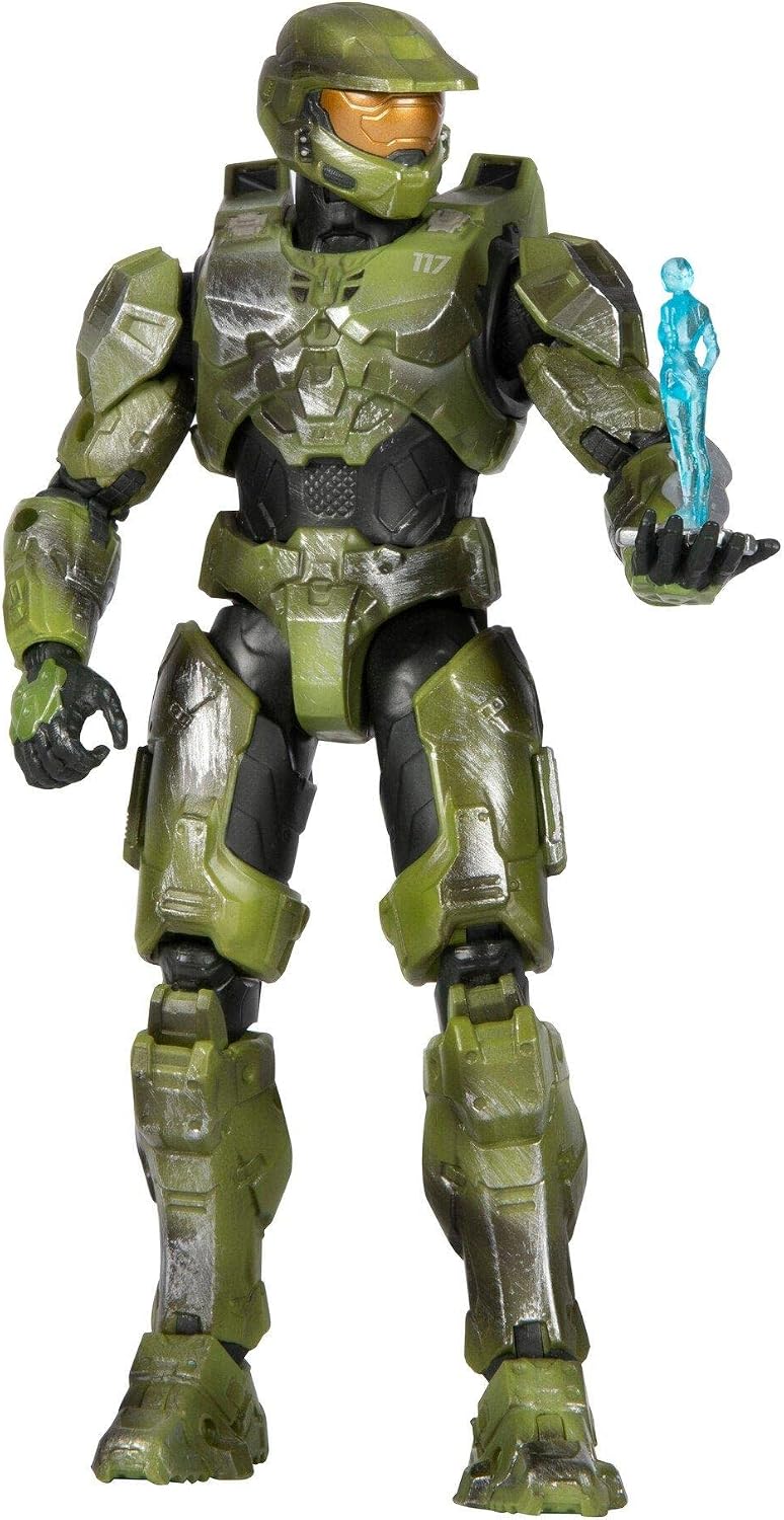 Halo Master Chief with Cortana Hologram 12" Articulated Action Figure - Flex Gamingproduct_type