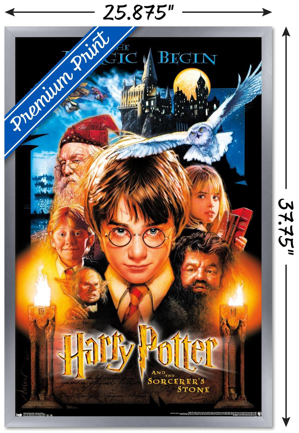 Harry Potter Sorcerer's Stone Wall Poster 24x36 – 3 Options - Flex Gamingproduct_type