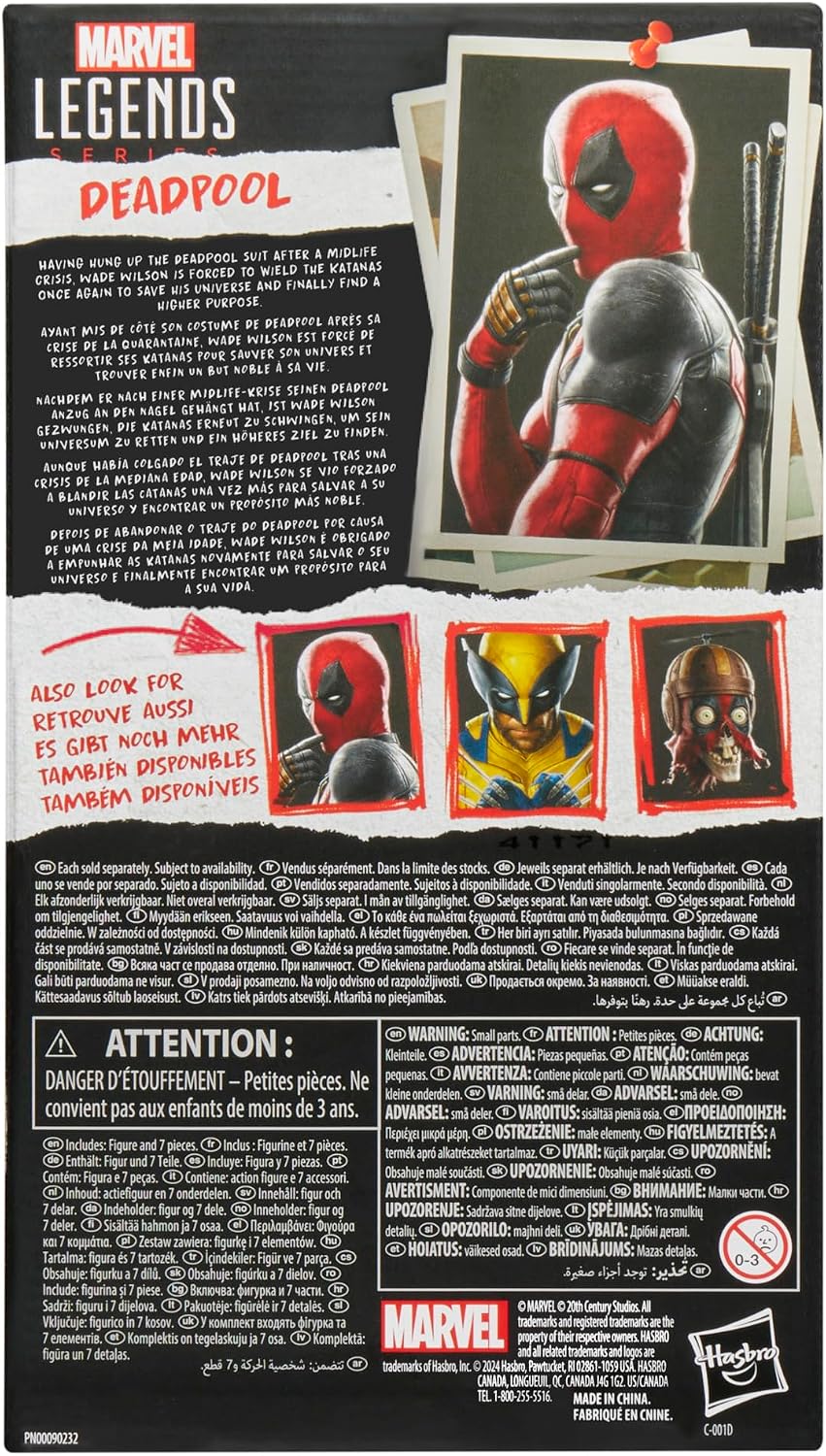Hasbro Marvel Legends Deadpool 6-Inch Action Figure – Deadpool & Wolverine - Flex Gamingproduct_type