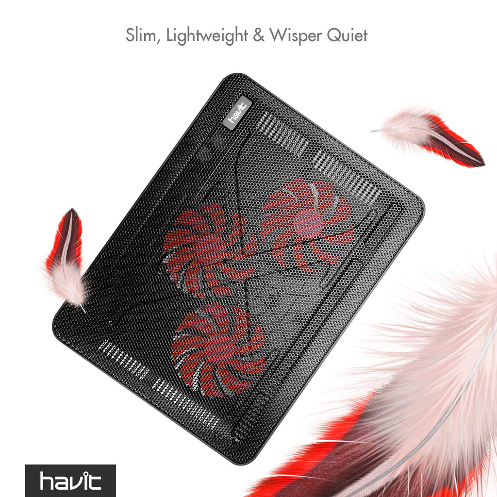 HAVIT HV-F2056 Laptop Cooling Pad 15.6–17 Inch – 3 Colors - Flex Gamingproduct_type