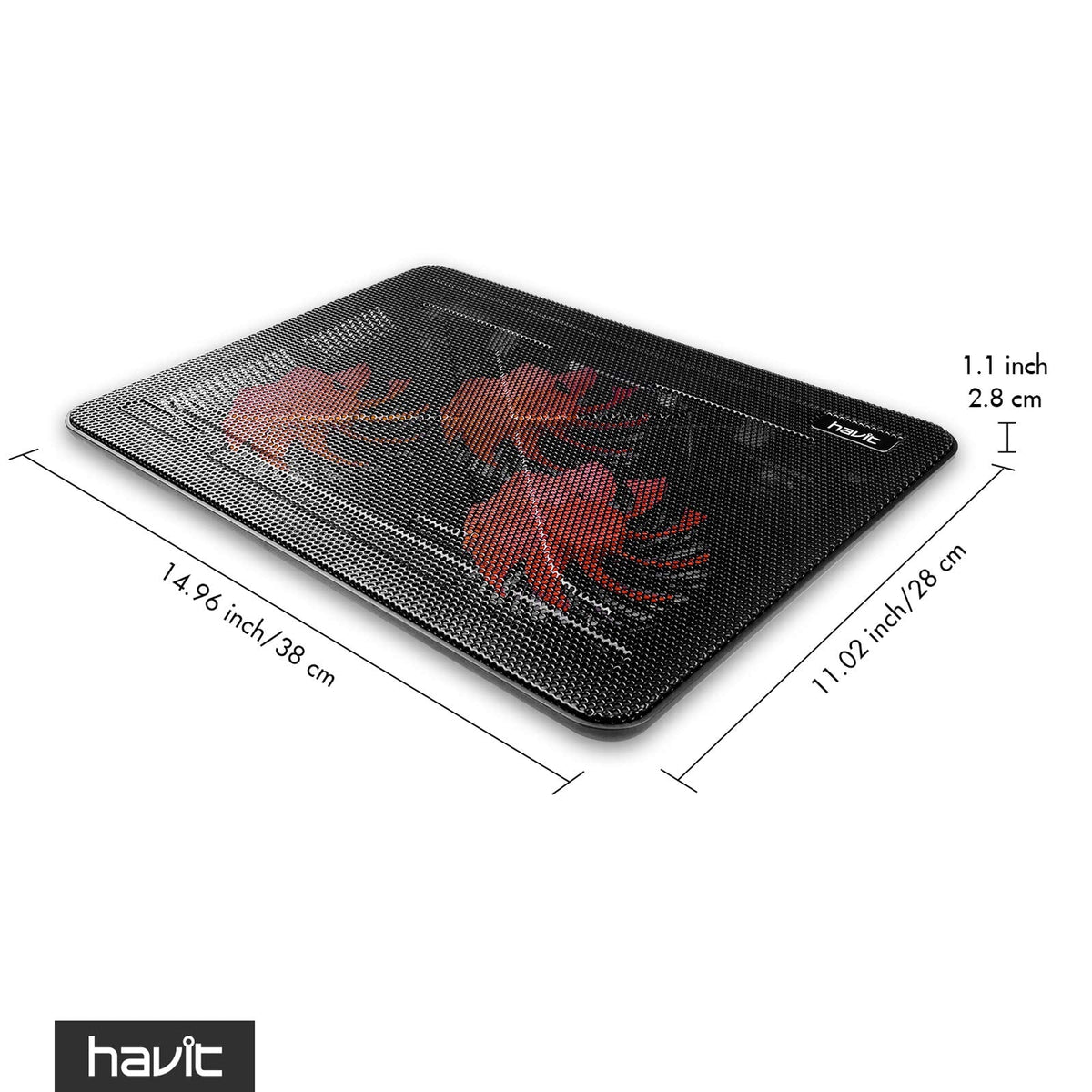 HAVIT HV-F2056 Laptop Cooling Pad 15.6–17 Inch – 3 Colors - Flex Gamingproduct_type