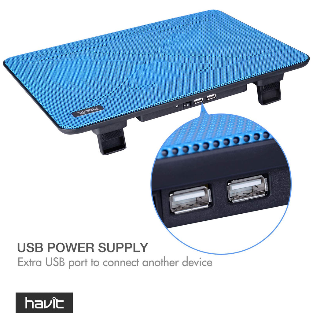 HAVIT HV-F2056 Laptop Cooling Pad 15.6–17 Inch – 3 Colors - Flex Gamingproduct_type