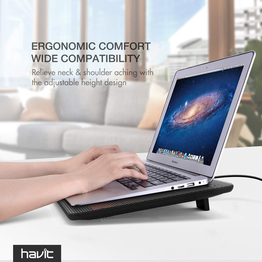 HAVIT HV-F2056 Laptop Cooling Pad 15.6–17 Inch – 3 Colors - Flex Gamingproduct_type