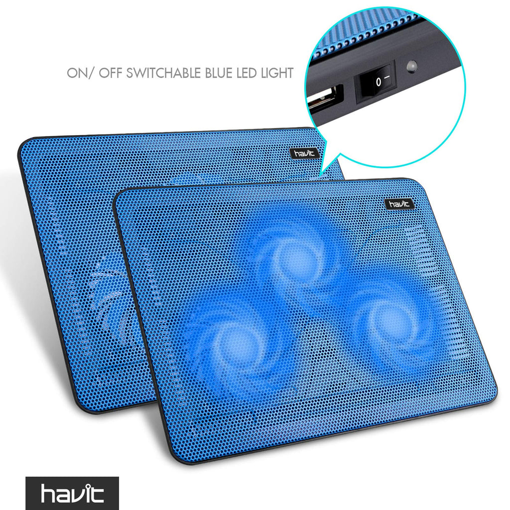 HAVIT HV-F2056 Laptop Cooling Pad 15.6–17 Inch – 3 Colors - Flex Gamingproduct_type