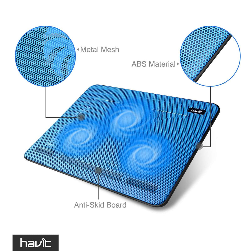 HAVIT HV-F2056 Laptop Cooling Pad 15.6–17 Inch – 3 Colors - Flex Gamingproduct_type
