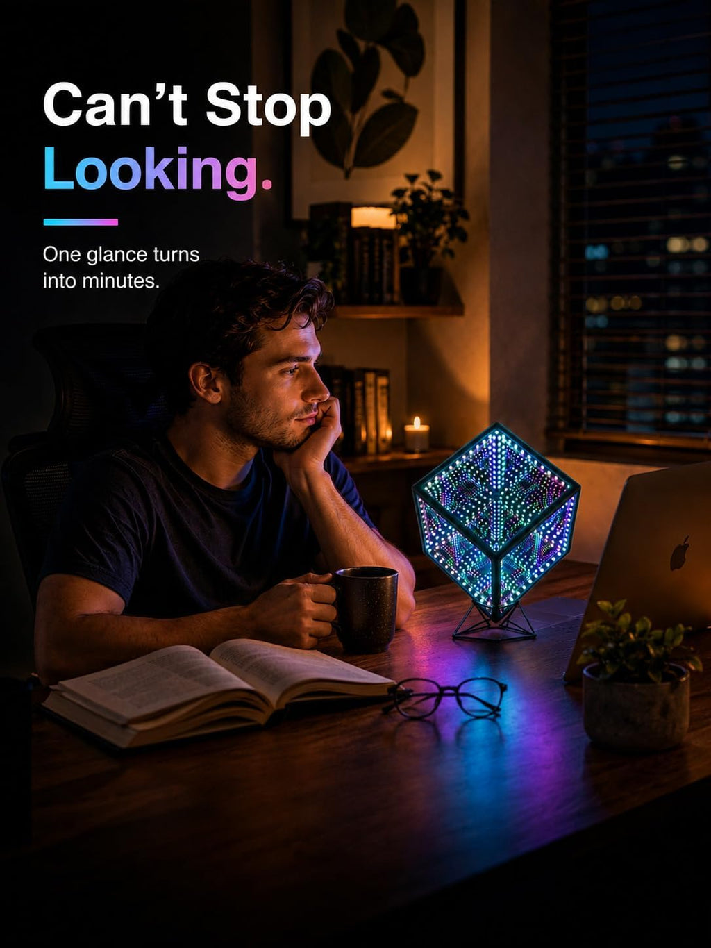 Heepulor Infinity Mirror Hyper Cube LED Lamp – 4 Sizes - Flex Gamingproduct_type