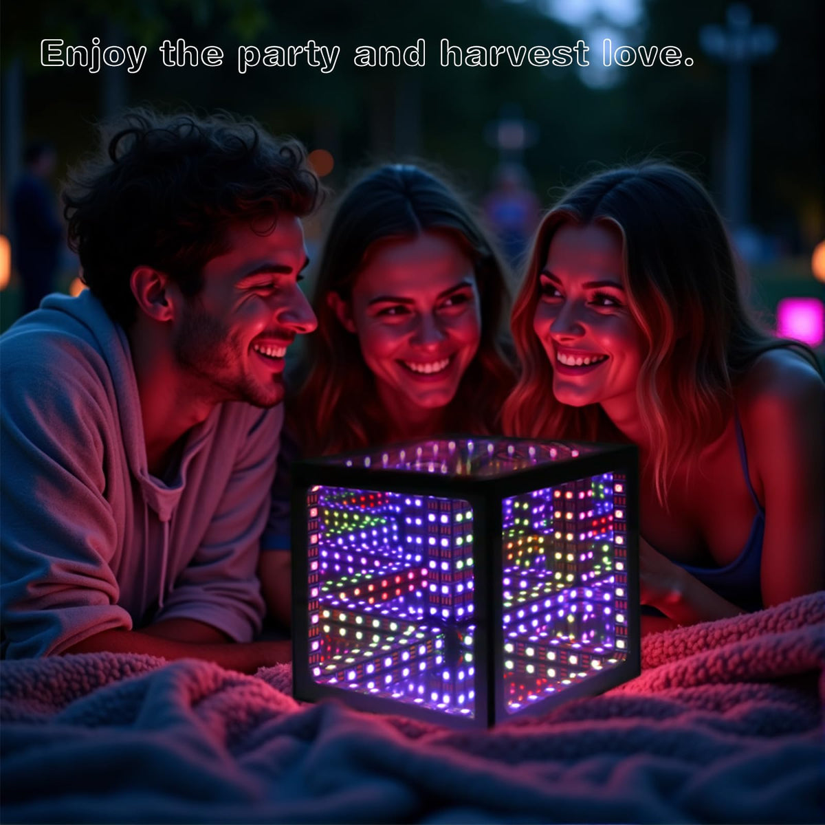 Heepulor Infinity Mirror Hyper Cube LED Lamp – 4 Sizes - Flex Gamingproduct_type