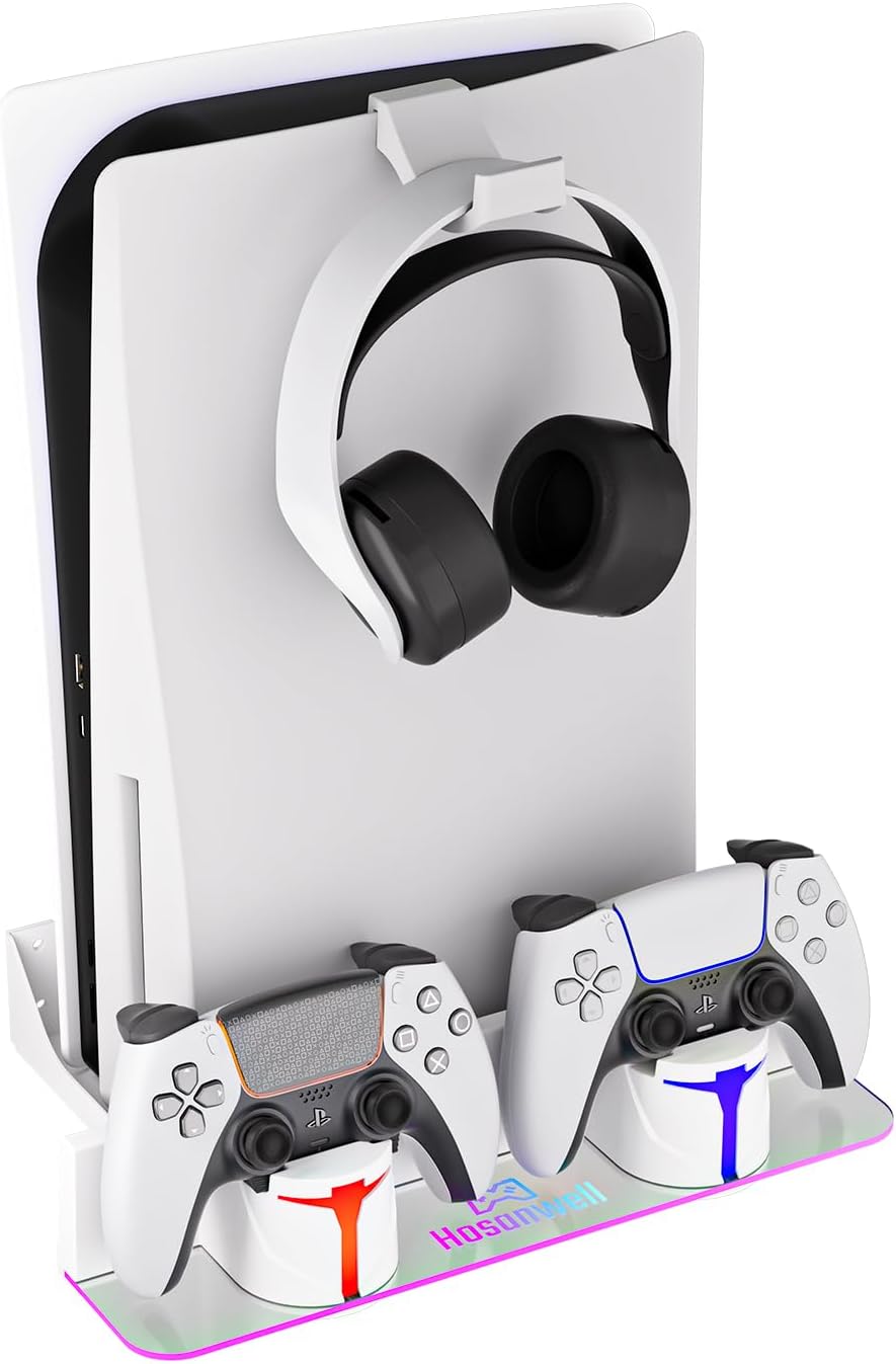Hosanwell PS5 Wall Mount Kit with RGB Charging Station - Flex Gamingproduct_type