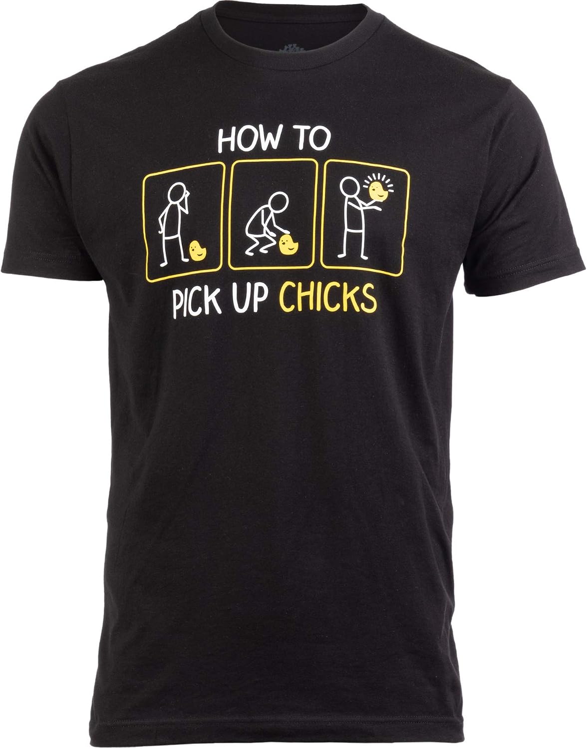 How to Pick Up Chicks Graphic Tee – Black, 6 Sizes - Flex Gamingproduct_type