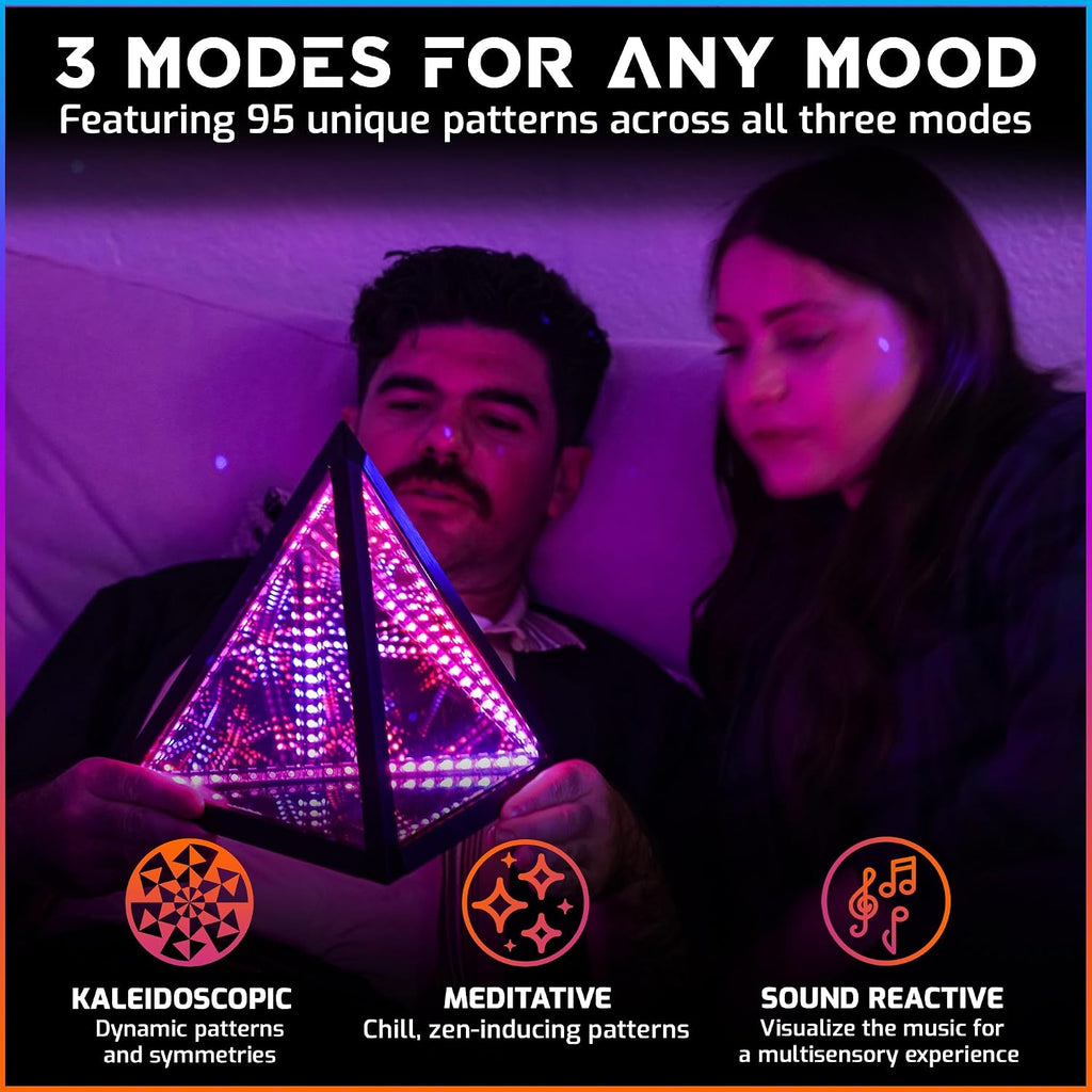 Hyperspace Lighting Co. Infinity Mirror LED Lamp – 4 Sizes - Flex Gamingproduct_type