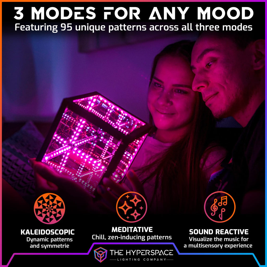 Hyperspace Lighting Co. Infinity Mirror LED Lamp – 4 Sizes - Flex Gamingproduct_type