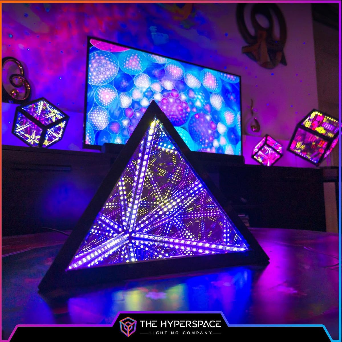 Hyperspace Lighting Co. Infinity Mirror LED Lamp – 4 Sizes - Flex Gamingproduct_type