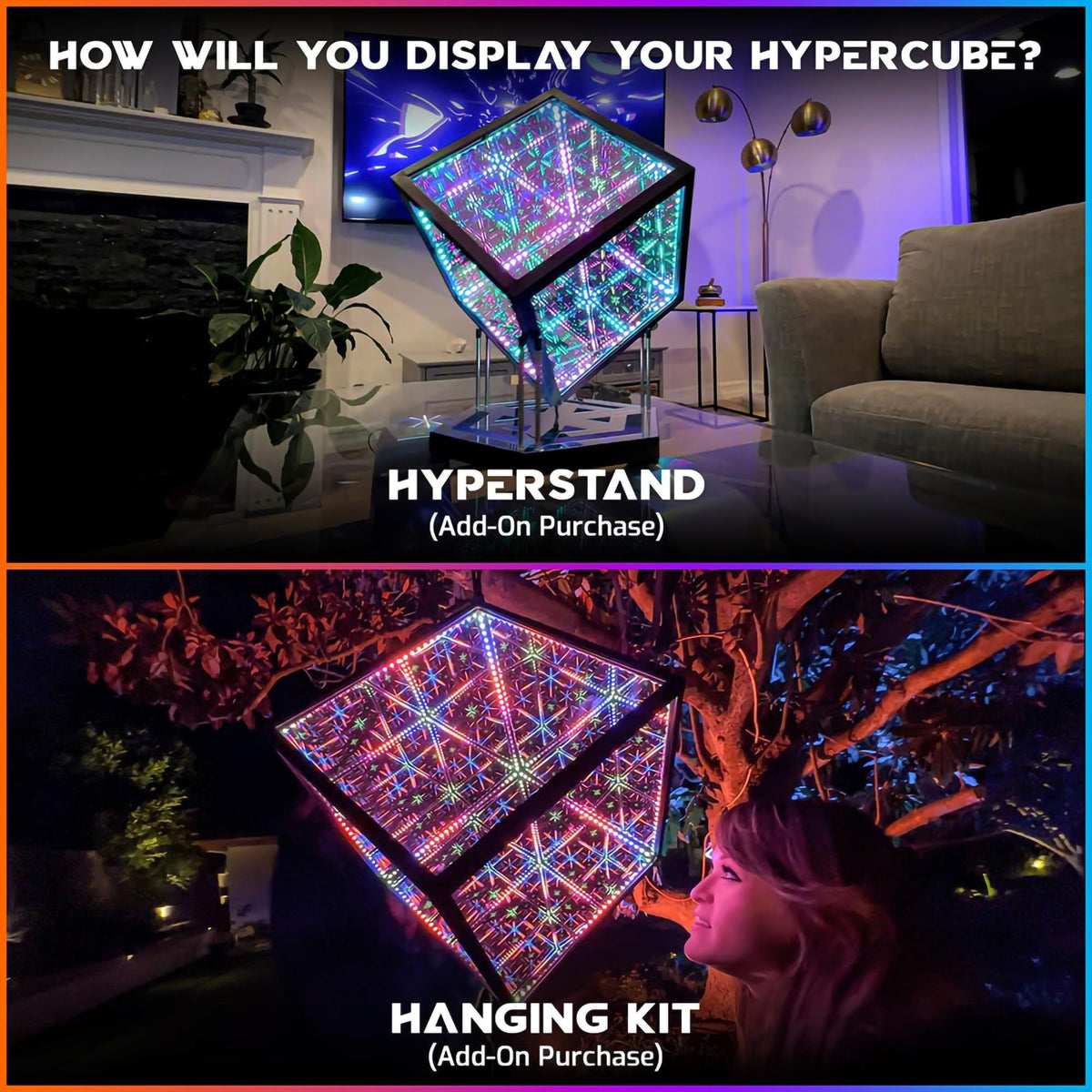 Hyperspace Lighting Co. Infinity Mirror LED Lamp – 4 Sizes - Flex Gamingproduct_type