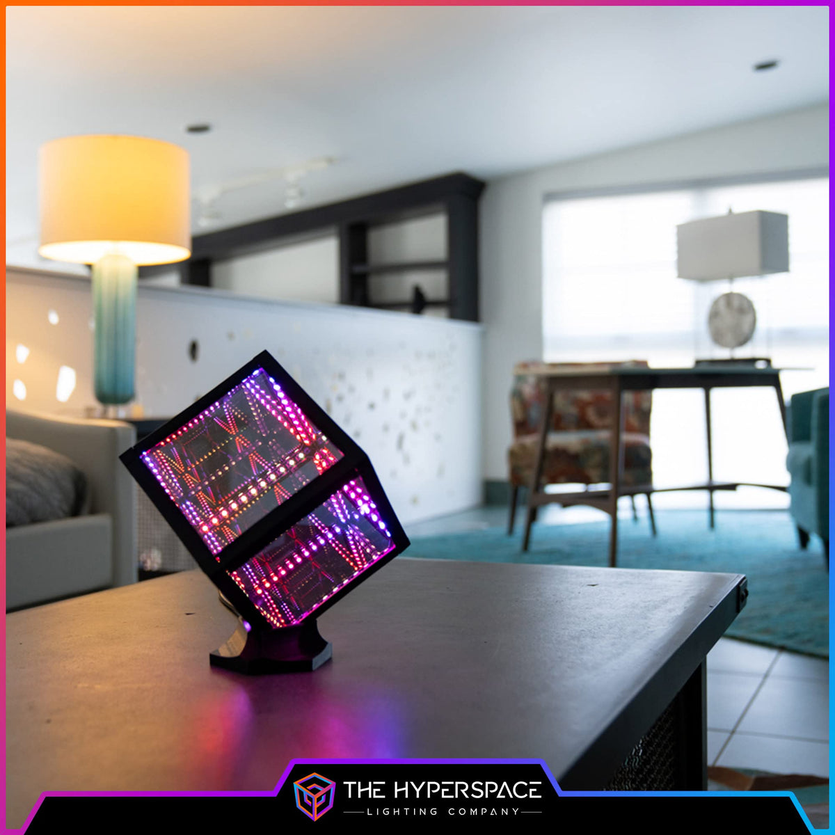 Hyperspace Lighting Co. Infinity Mirror LED Lamp – 4 Sizes - Flex Gamingproduct_type