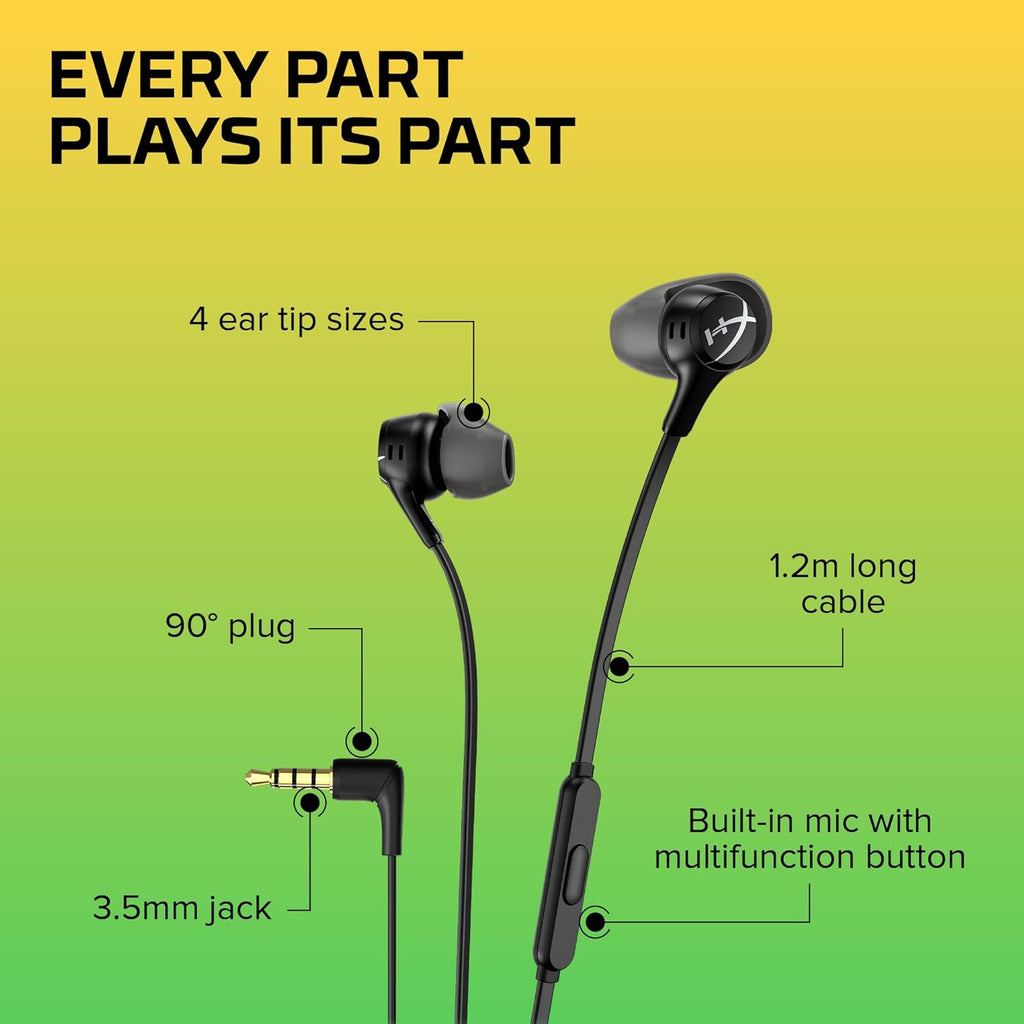 HyperX Cloud Earbuds II Wired Gaming Earbuds – 2 Colors - Flex Gamingproduct_type