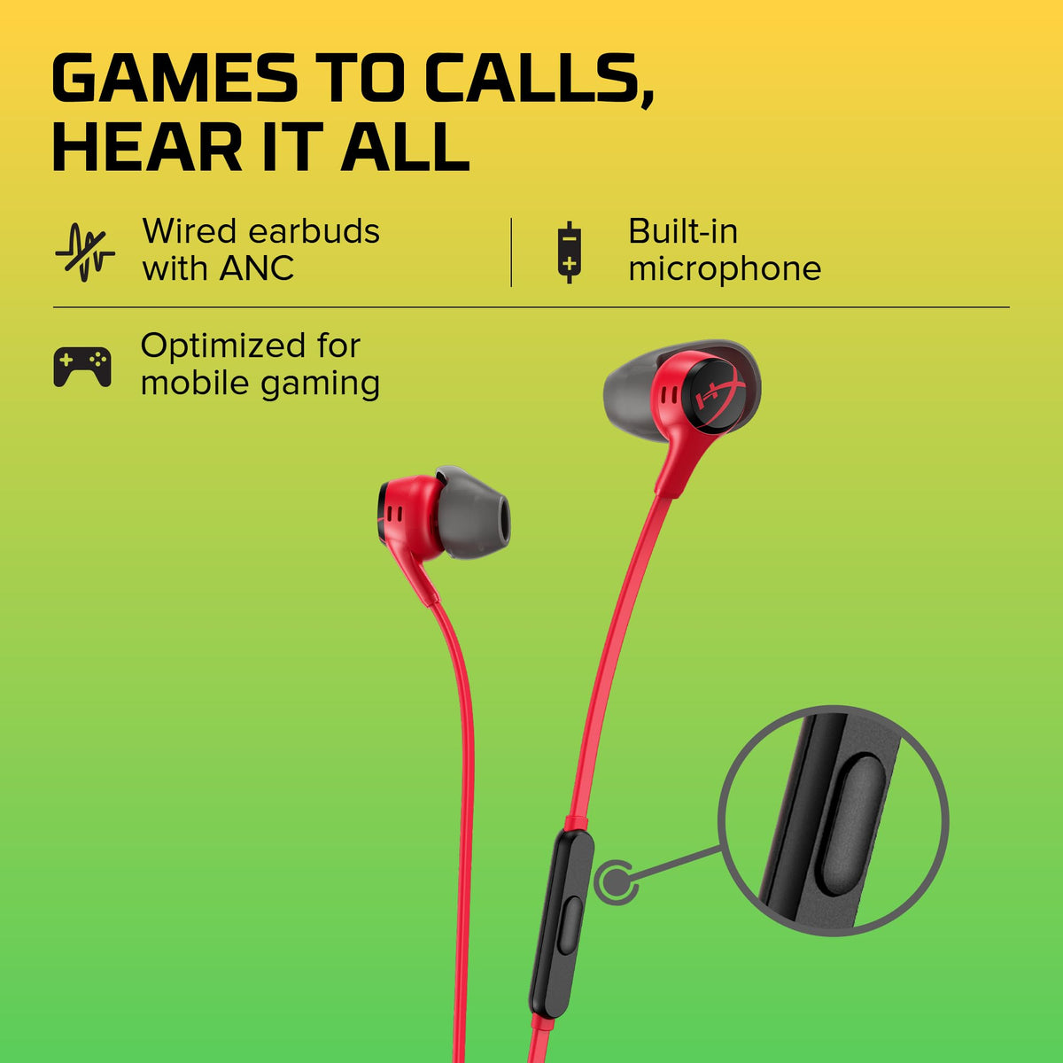HyperX Cloud Earbuds II Wired Gaming Earbuds – 2 Colors - Flex Gamingproduct_type