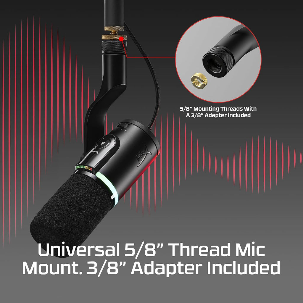 HyperX FlipCast Streaming XLR/USB-C Dynamic Microphone - Flex Gamingproduct_type