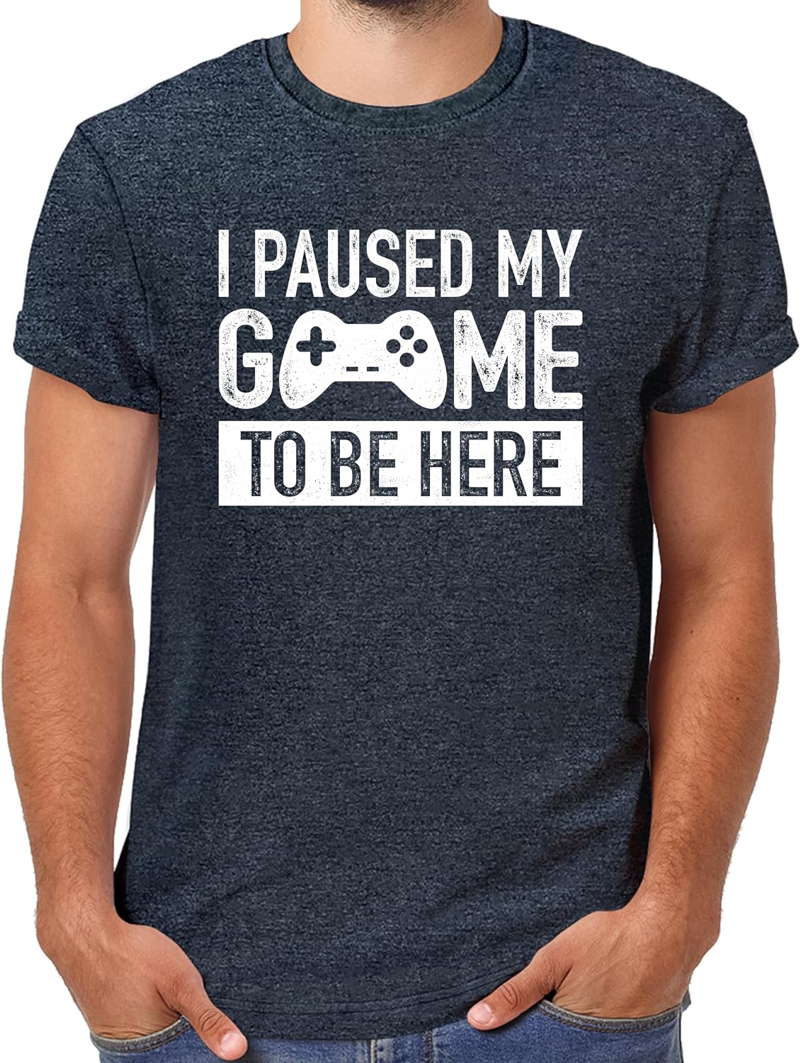 I Paused My Game to Be Here T-Shirt – 5 Colors & 6 Sizes - Flex Gamingproduct_type