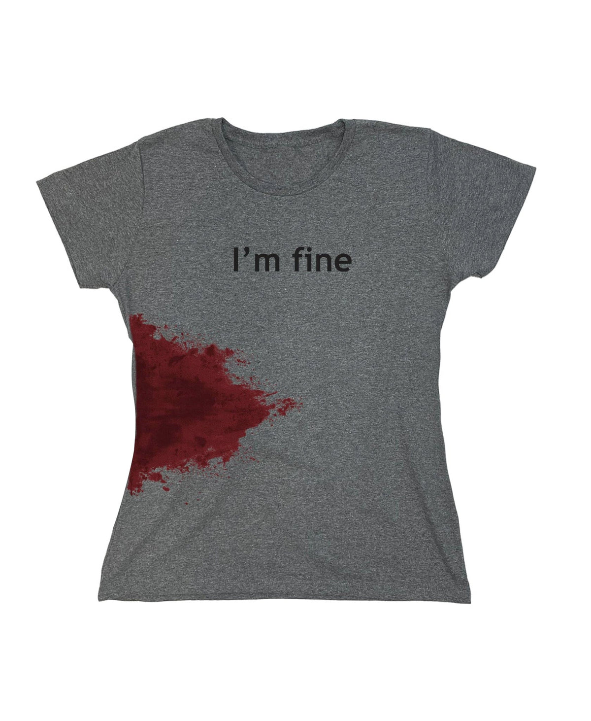 "I'm Fine" Bloody Halloween Graphic Tee – 4 Fits & 6 Colors - Flex Gamingproduct_type