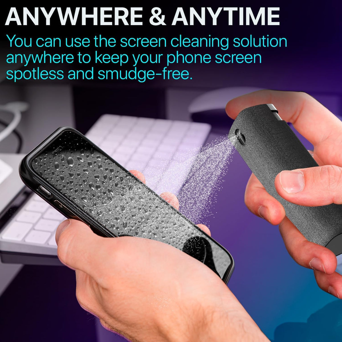 iO CLEAN Screen Cleaner Spray & Cloth Kit – 4 Options - Flex Gamingproduct_type