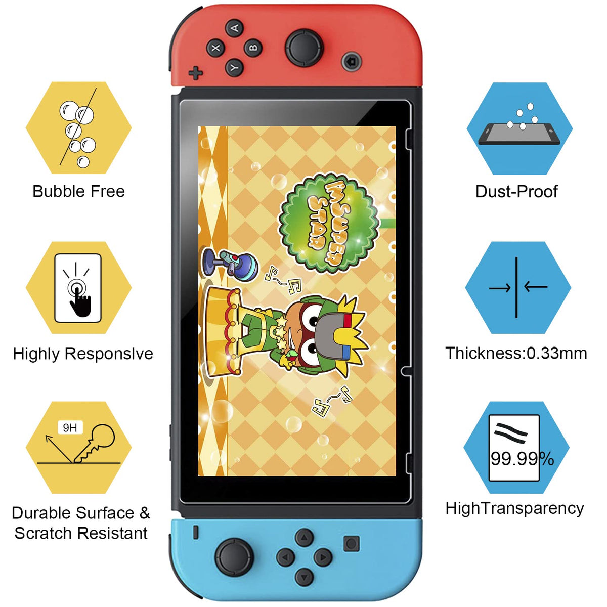 ivoler 4-Pack Nintendo Switch 2 Screen Protector – 5 Sizes & 2 Finishes - Flex Gamingproduct_type