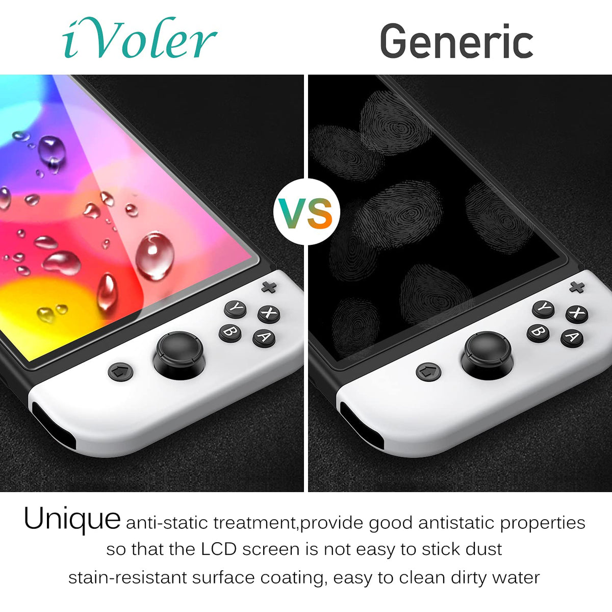 ivoler 4-Pack Nintendo Switch 2 Screen Protector – 5 Sizes & 2 Finishes - Flex Gamingproduct_type