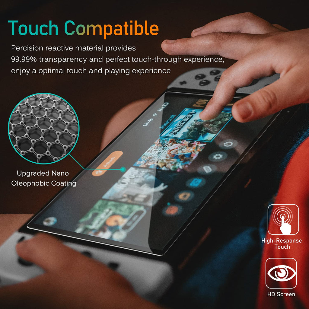 ivoler 4-Pack Nintendo Switch 2 Screen Protector – 5 Sizes & 2 Finishes - Flex Gamingproduct_type