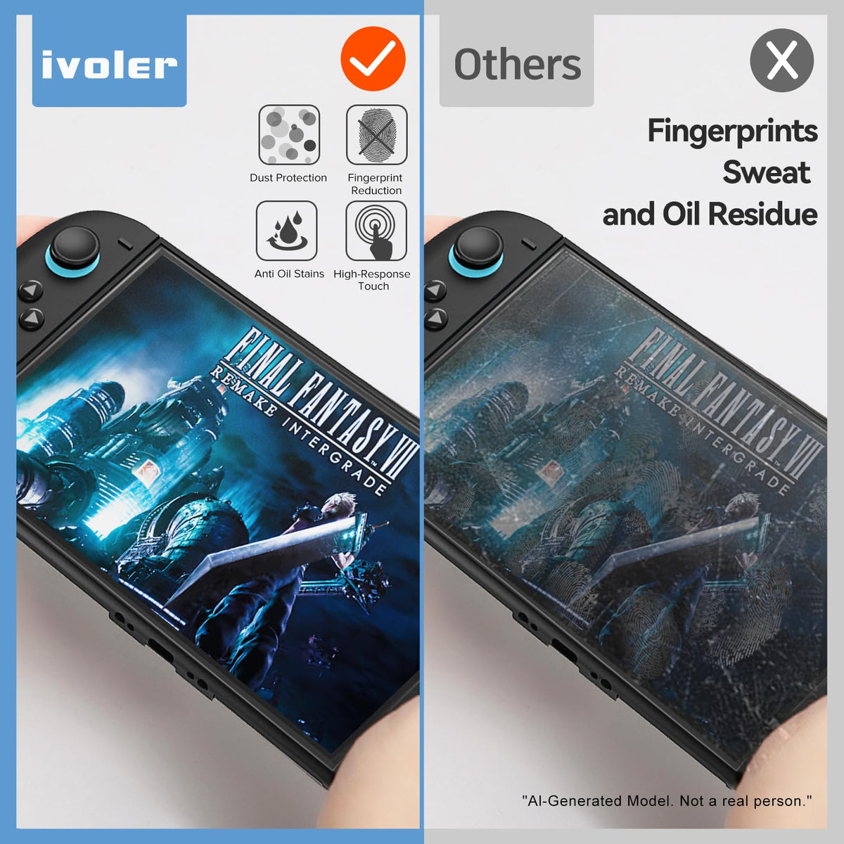 ivoler 4-Pack Nintendo Switch 2 Screen Protector – 5 Sizes & 2 Finishes - Flex Gamingproduct_type