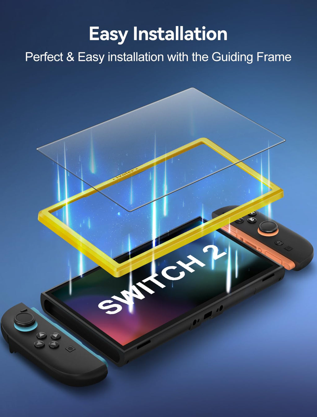 ivoler 4-Pack Nintendo Switch 2 Screen Protector – 5 Sizes & 2 Finishes - Flex Gamingproduct_type