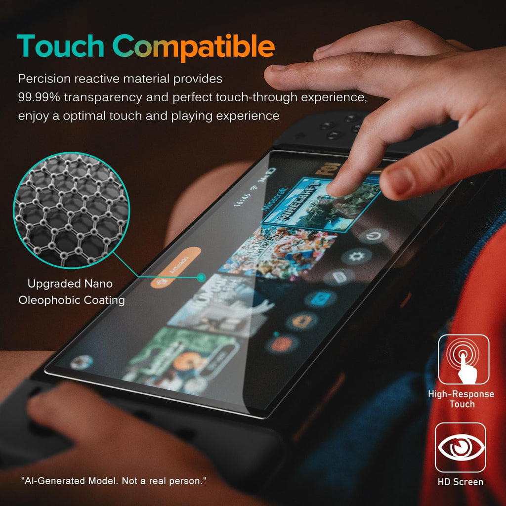 ivoler 4-Pack Nintendo Switch 2 Screen Protector – 5 Sizes & 2 Finishes - Flex Gamingproduct_type