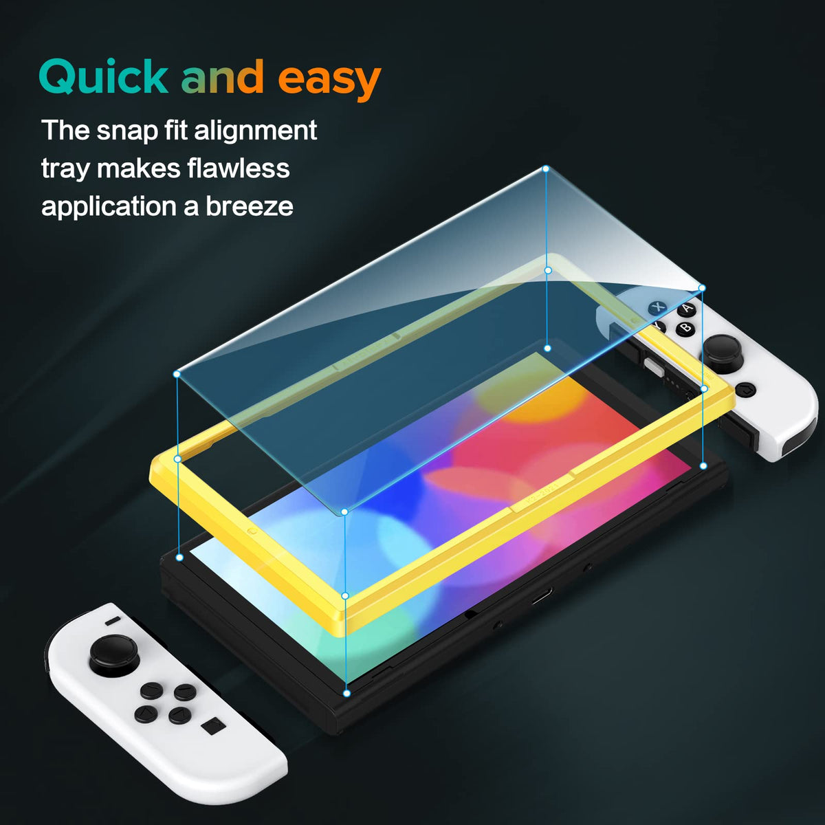 ivoler 4-Pack Nintendo Switch 2 Screen Protector – 5 Sizes & 2 Finishes - Flex Gamingproduct_type