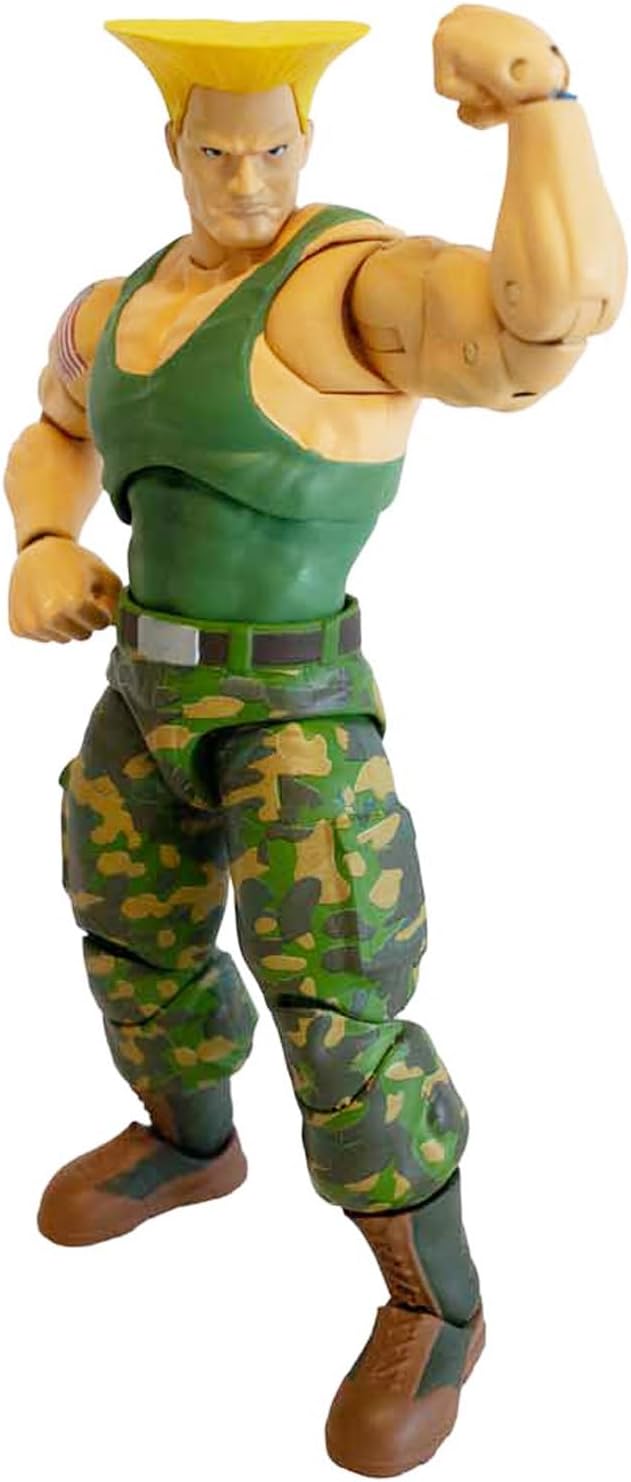 Jada Toys Street Fighter – Guile 6" Articulated Action Figure - Flex Gamingproduct_type