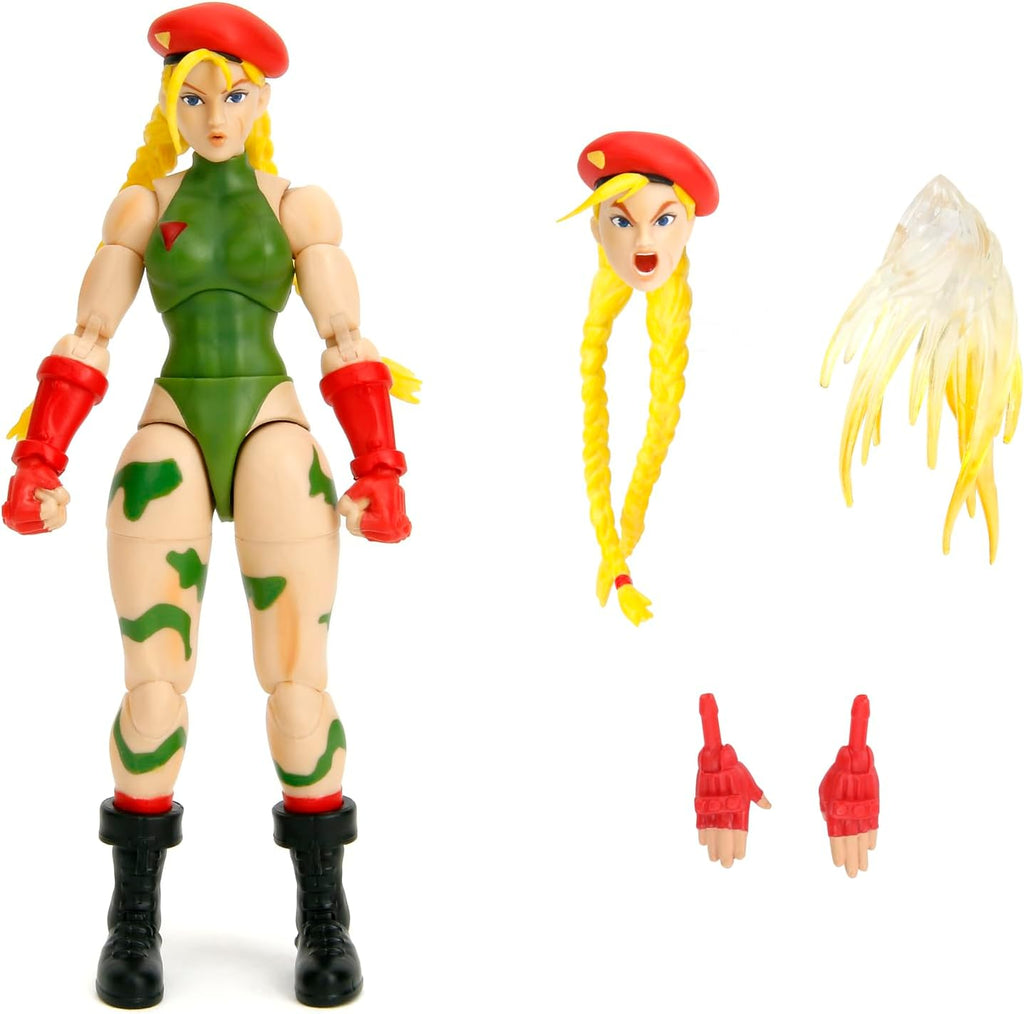 Jada Toys Street Fighter II – Cammy 6" Articulated Action Figure (1:12 Scale) - Flex Gamingproduct_type