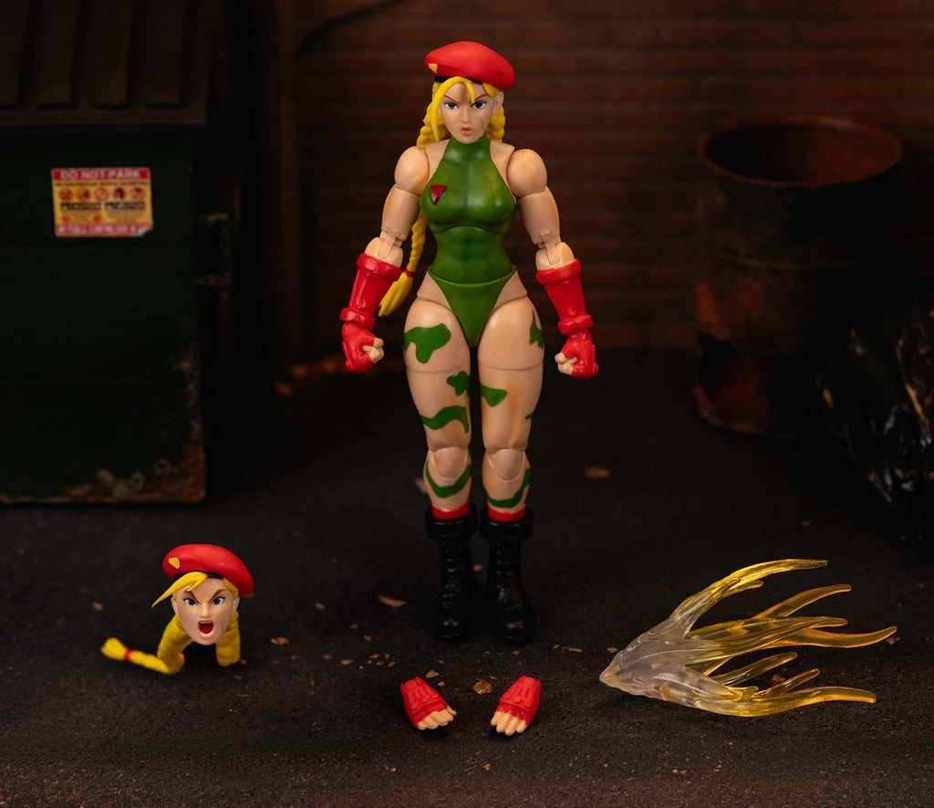 Jada Toys Street Fighter II – Cammy 6" Articulated Action Figure (1:12 Scale) - Flex Gamingproduct_type