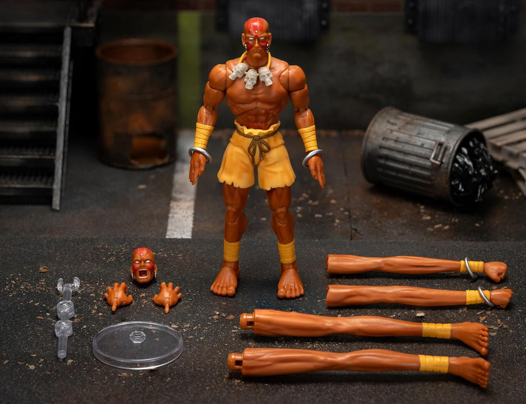 Jada Toys Street Fighter II – Dhalsim 6" Articulated Action Figure (1:12 Scale) - Flex Gamingproduct_type